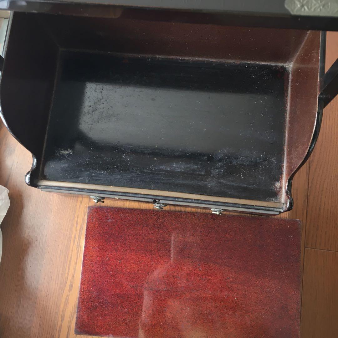 煙草盆　鶴　松蒔絵　茶道具　タバコ盆　アンティーク