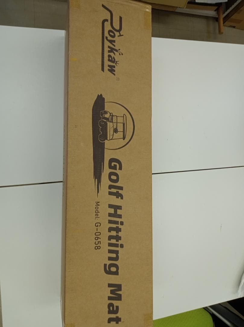 ゴルフマット 大型 ゴルフ練習マット I 型マット 白線付き 100×150