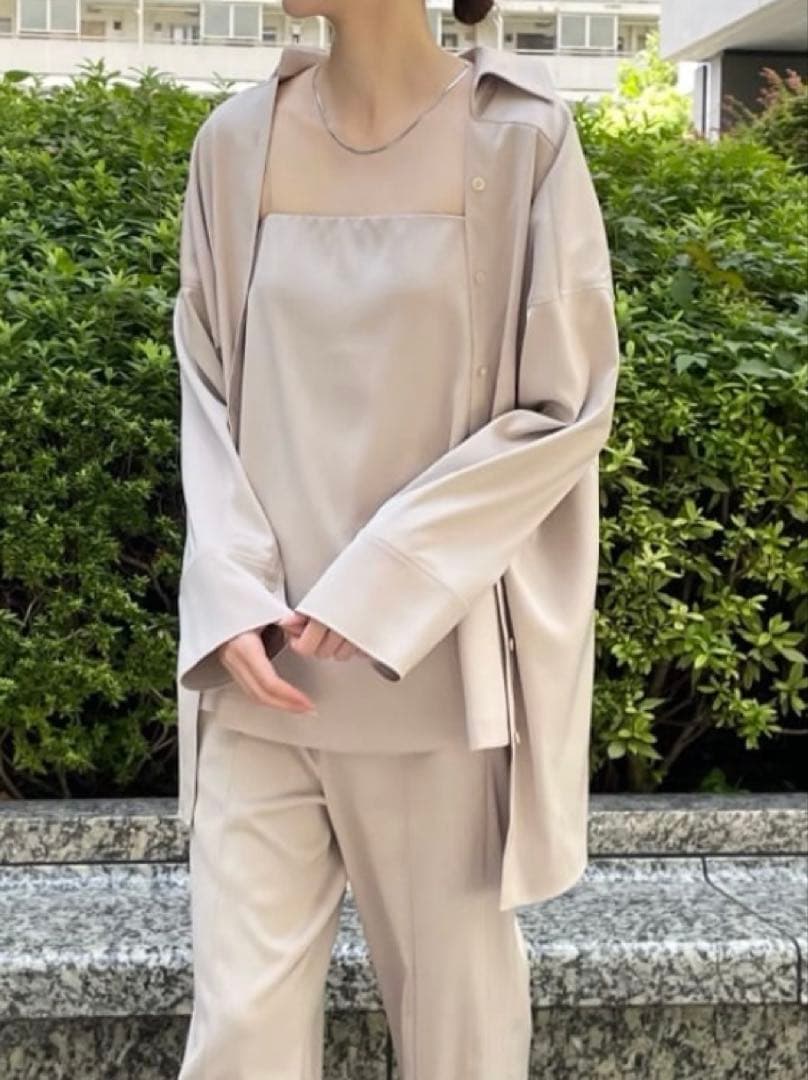 ダブルサテンビックシャツ