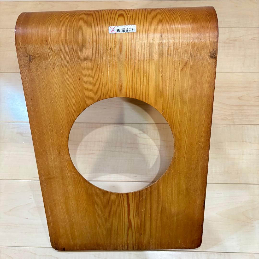 天童木工　曲げ椅子　曲げ座椅子　3脚セット