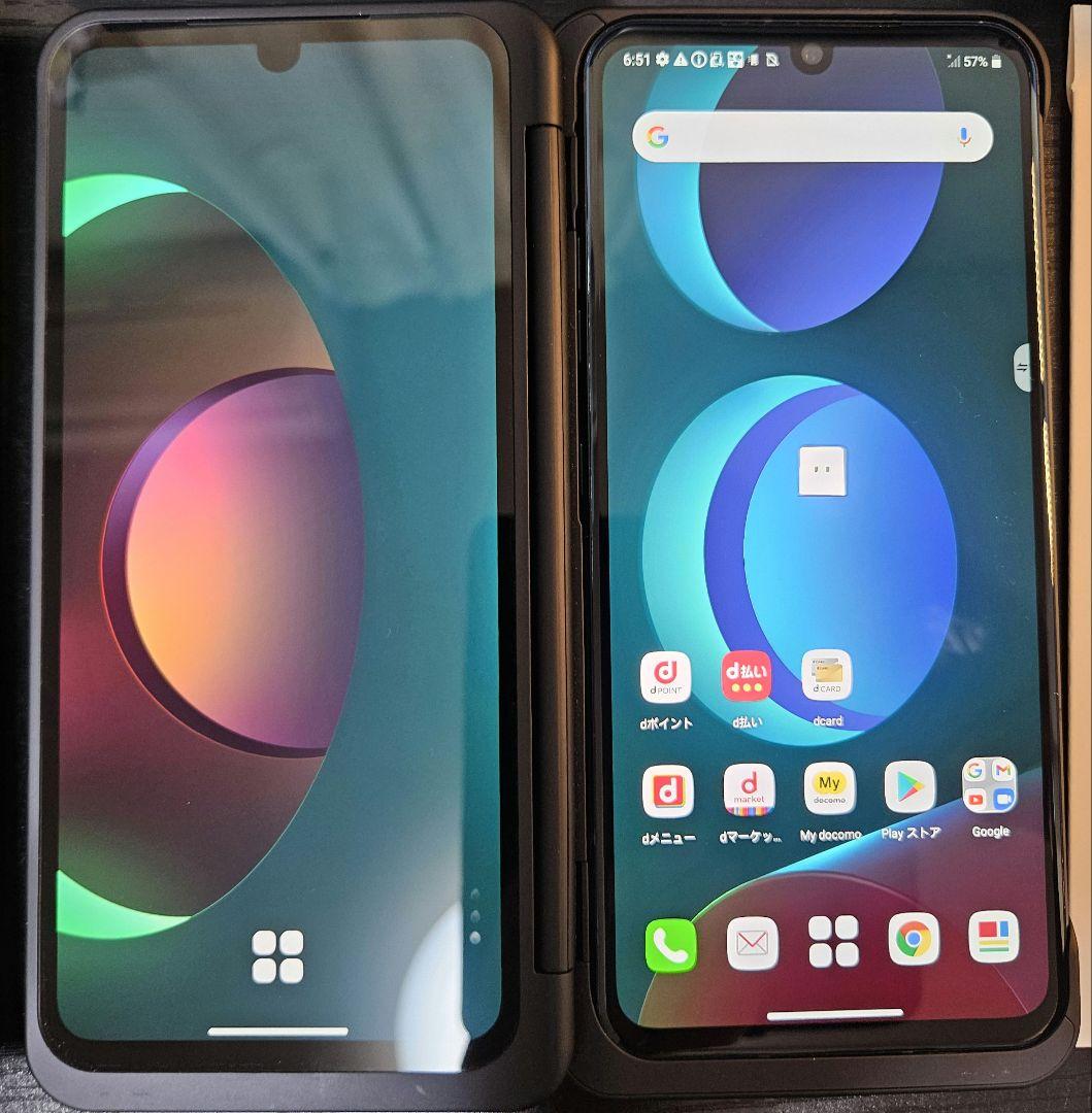 simフリー/L-51A LG Ｖ60 ThinQ 5G/128GB/ブラック