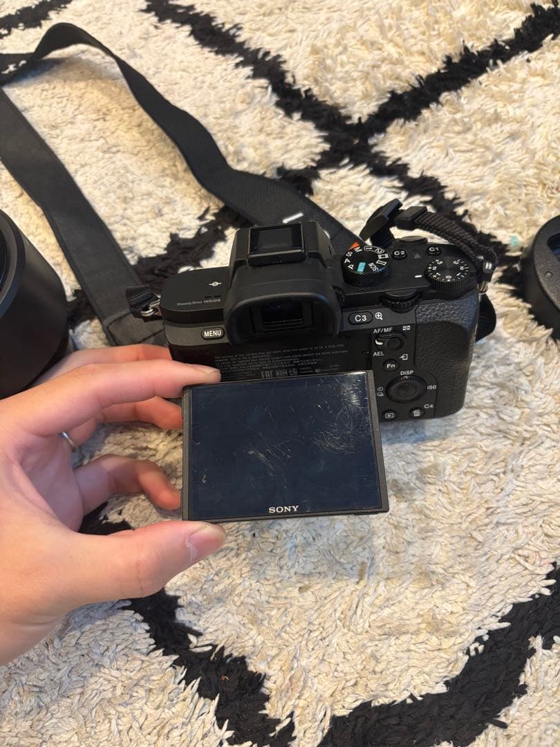 SONY α7Ⅱ FE85mmF1.8レンズ付64GBSDカード バッテリー3個