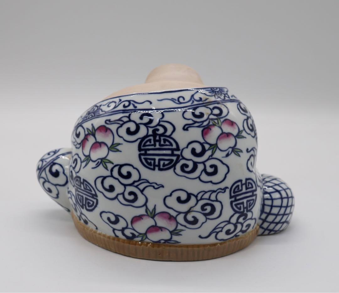 中国　景徳鎮　布袋　磁塑廠出品　送料込み0206