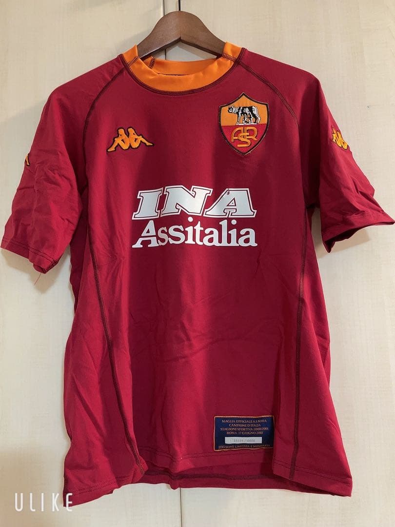 中田英寿A.S. Roma 2000-2001 優勝記念 背番号8 NAKATA