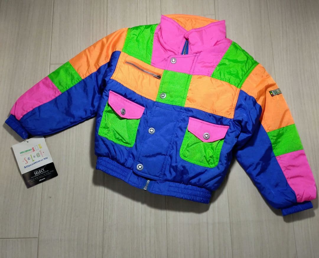 新品タグ付き　Mizuno SELECT セレクト　スキーウェア　120 ブルー