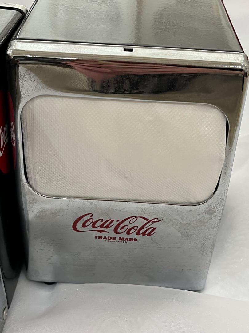 希少　Coca-Colaナプキンホルダー 2個セット　コカコーラ