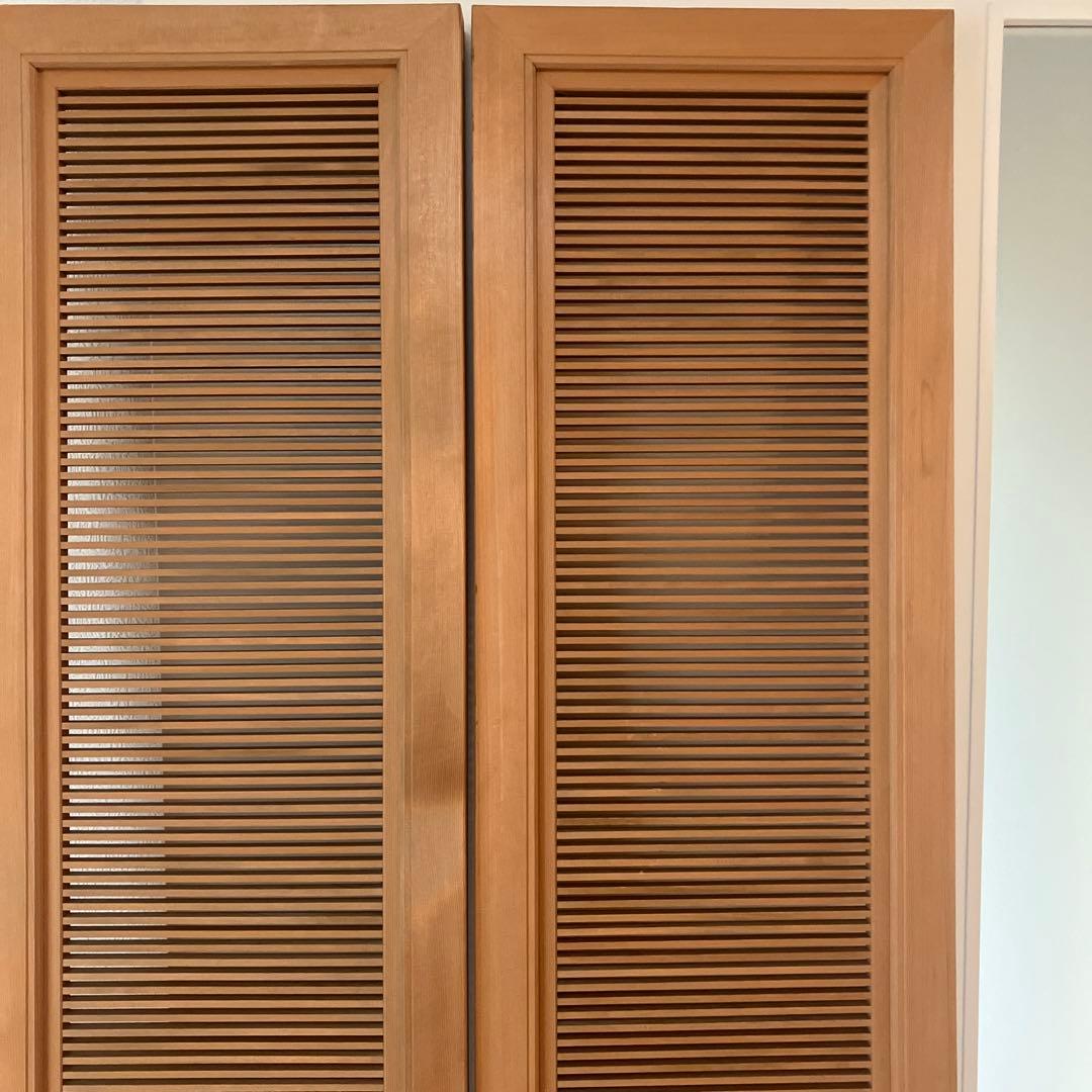 和室欄間　らんま　2枚　昭和