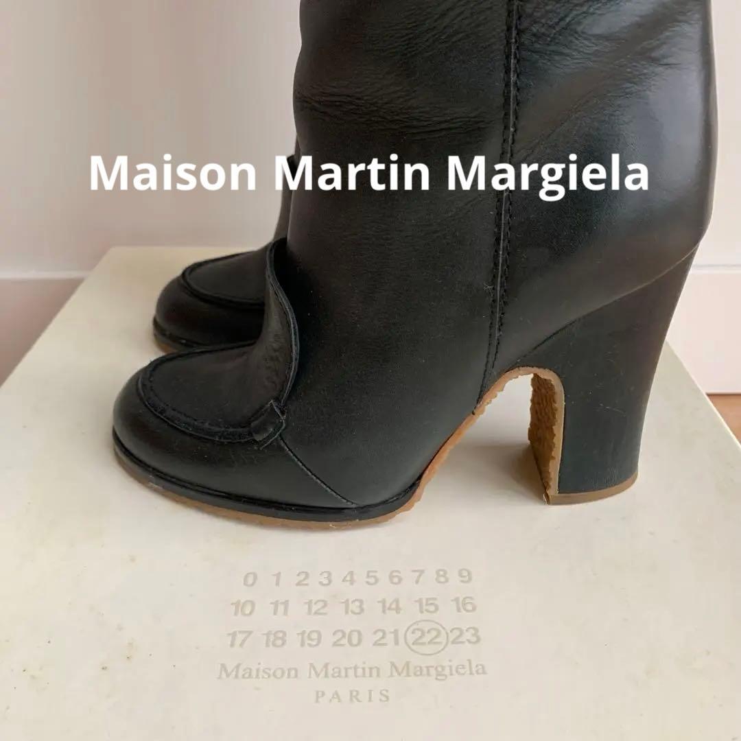 名作⭐️試着のみ極美品⭐️メゾンマルタンマルジェラ⭐️ロングブーツ23cm⭐️