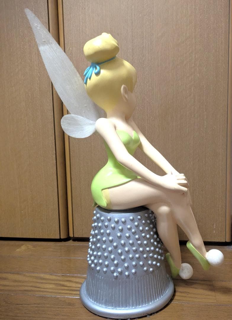 激レア！海外ティンカー・ベル 置物 約46cm 電源アダプター付き