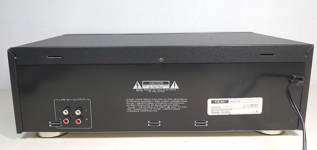 【オーバーホール品】TEAC カセットデッキ「V-2020S」動作OK★