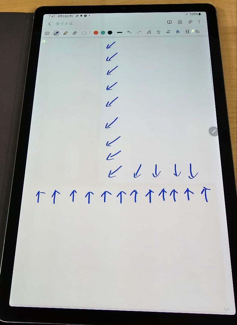 Samsung Galaxy Tab S6 本体　純正ケースつき　中古