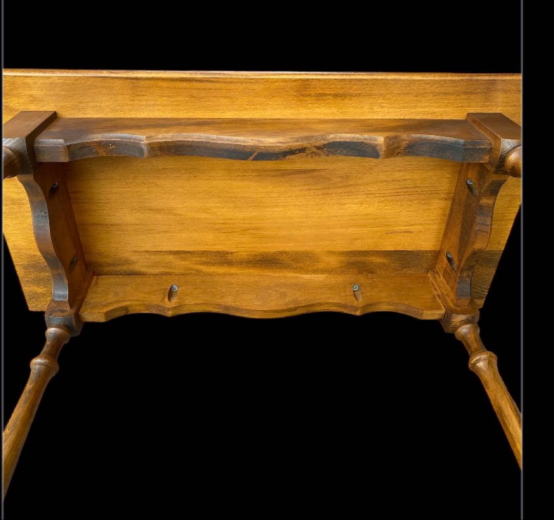 karimoku カリモク 木製 コンソールテーブル ラタン棚付き 幅60