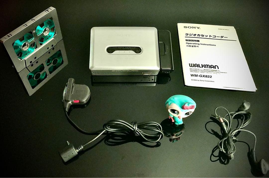 カセットウォークマンSONY WM-GX822機能多い「整備済み、完動超美品」