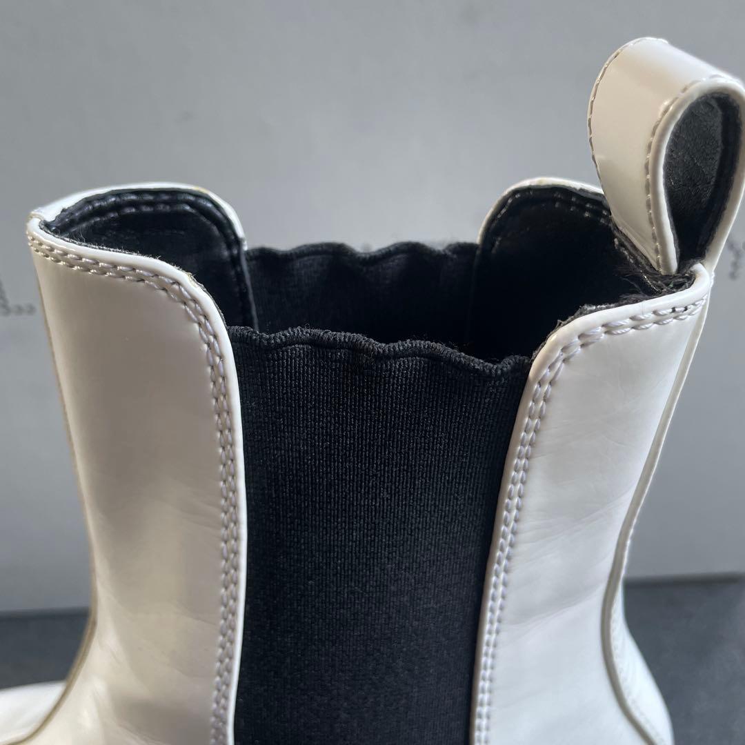 STELLA McCARTNEY サイドゴアブーツ ホワイト38 エミリー⭐︎最終