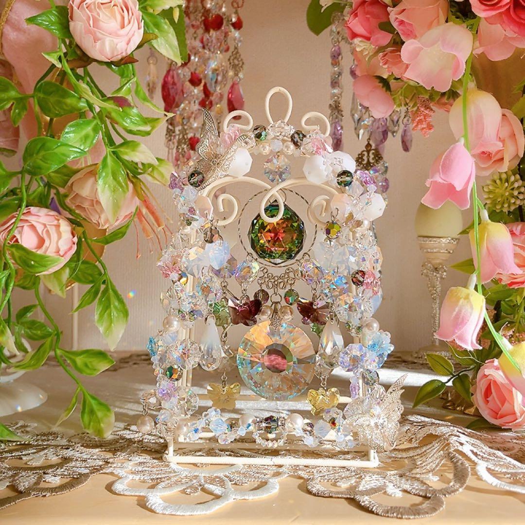 ☆かおmama☆様♡*.スワロフスキー♡スタンドサンキャッチャー♡3点&チャーム