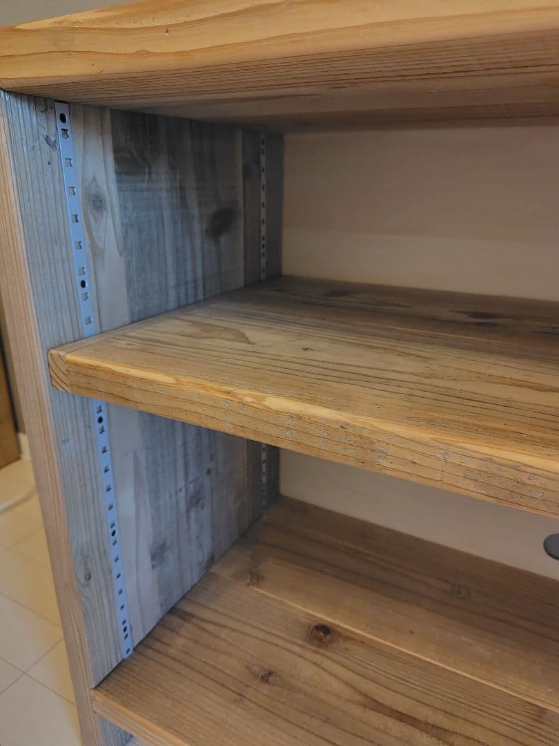 OLD ASHIBA 無塗装 シェルフ セミオーダー 幅860㍉