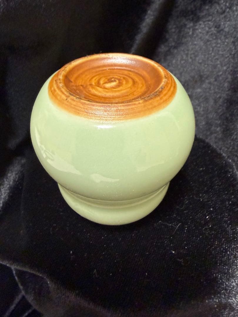 骨董品 李朝陶器アンティーク径2.5cm×高さ5cm整理品現状品のみ