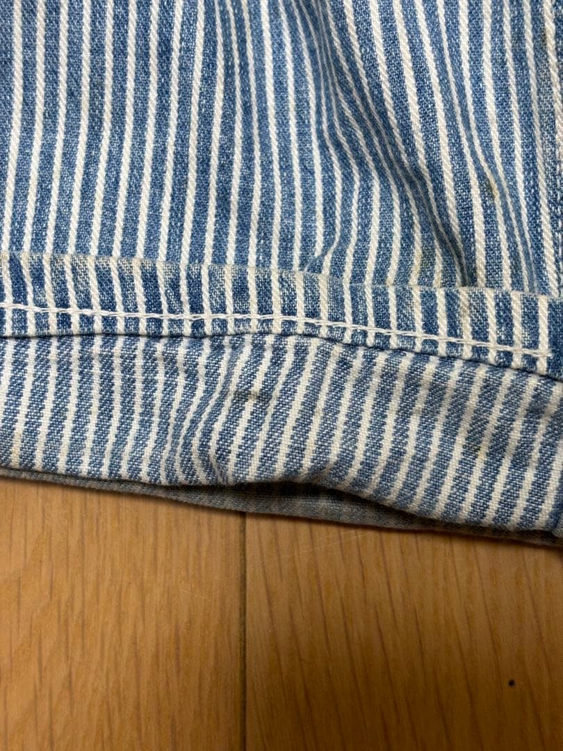 グ*ン様 超希少！1950sヴィンテージオールインワン　ヒッコリーつなぎ