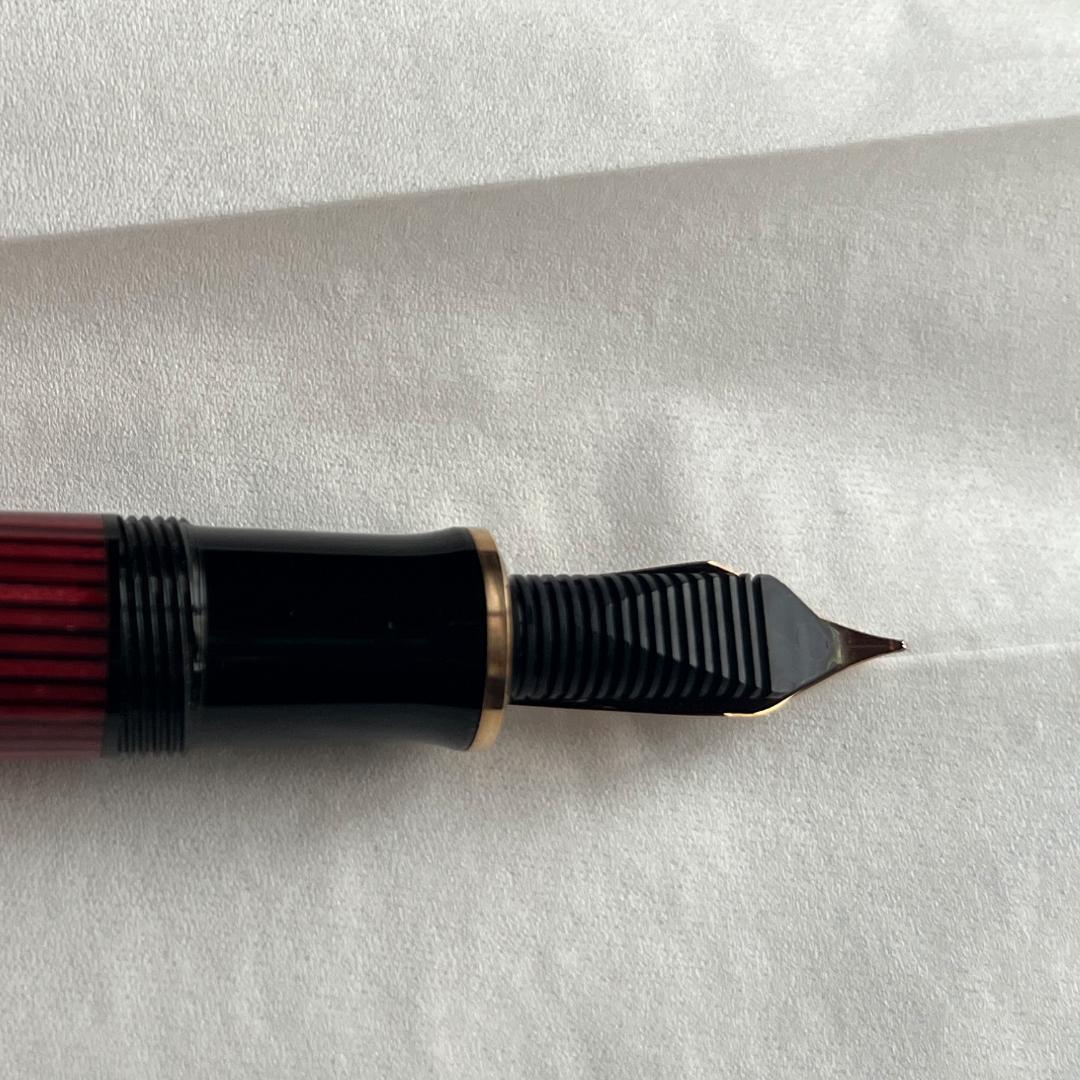 シ*ン様 ペリカン スーべレーン M800 ボルドー F 美品