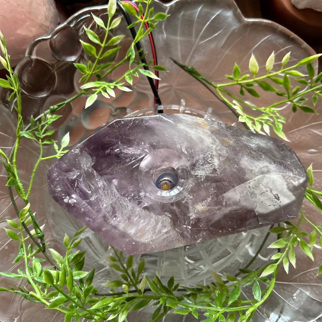 ✨破格✨絶品‼️アメジスト☆噴水☆天然石☆ファウンテン☆秘蔵品⭐︎高さ17㎝⭐︎レア⭐︎