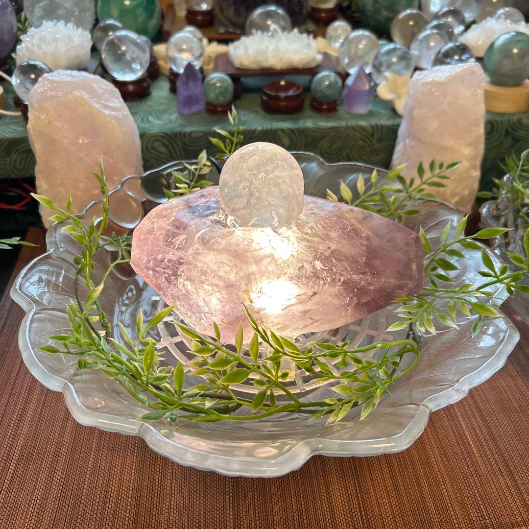✨破格✨絶品‼️アメジスト☆噴水☆天然石☆ファウンテン☆秘蔵品⭐︎高さ17㎝⭐︎レア⭐︎