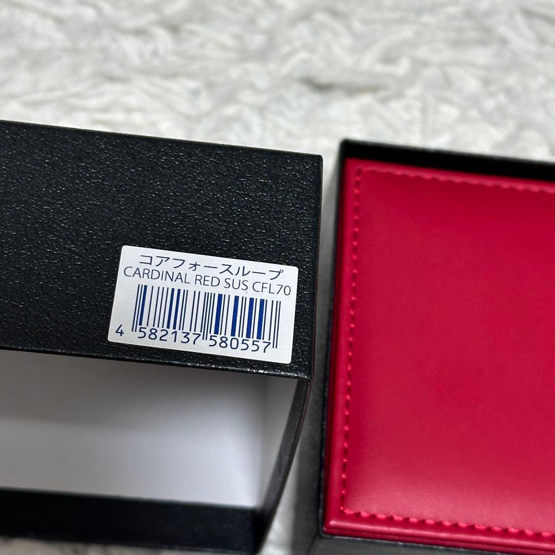 美品 正規品 コアフォースループ カーディナルレッド サス７０cm