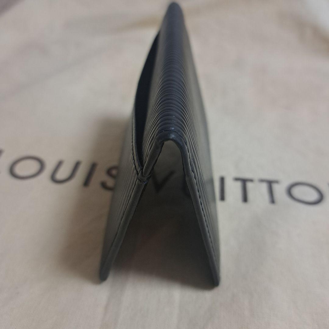 Louis Vuitton ルイヴィトン エピレザー 名刺入れ ブラック