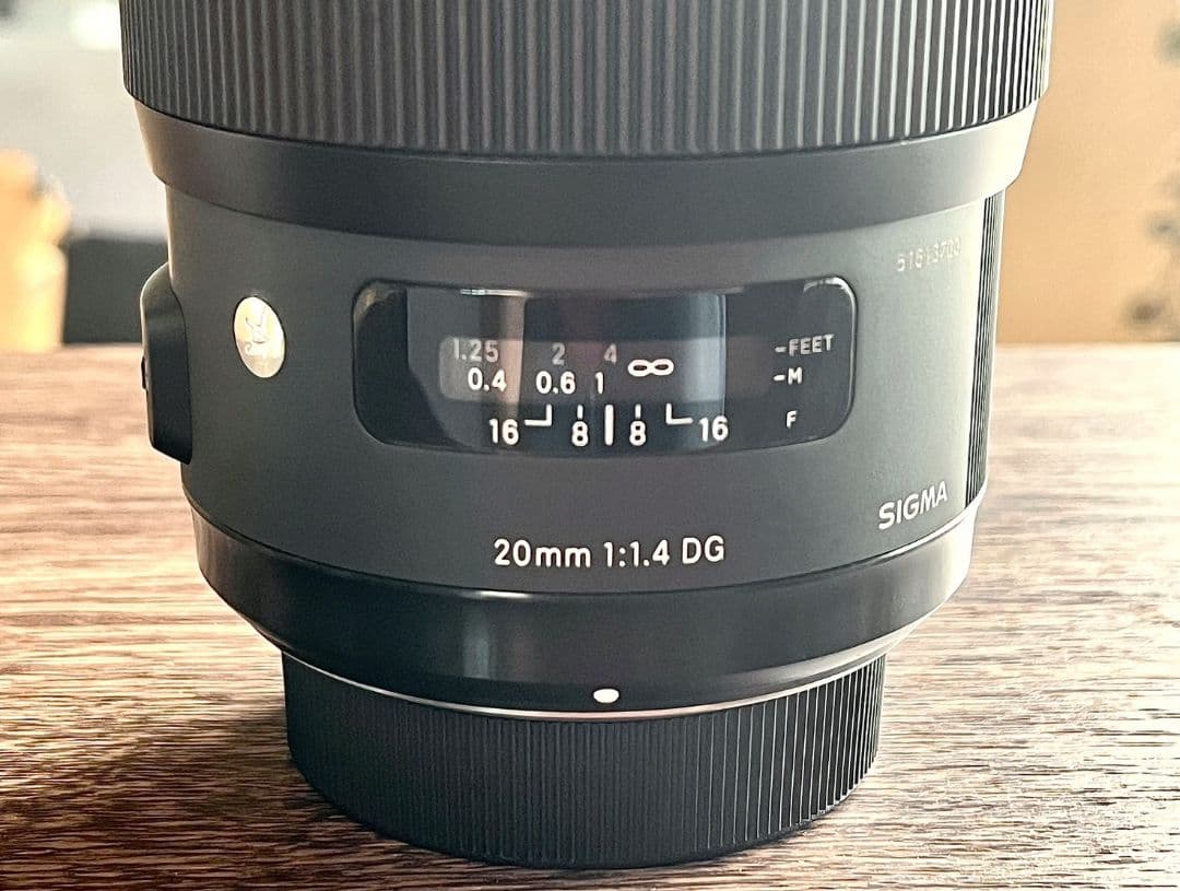 SIGMA 20mm F1.4 DG HSM ART レンズ ニコンF用