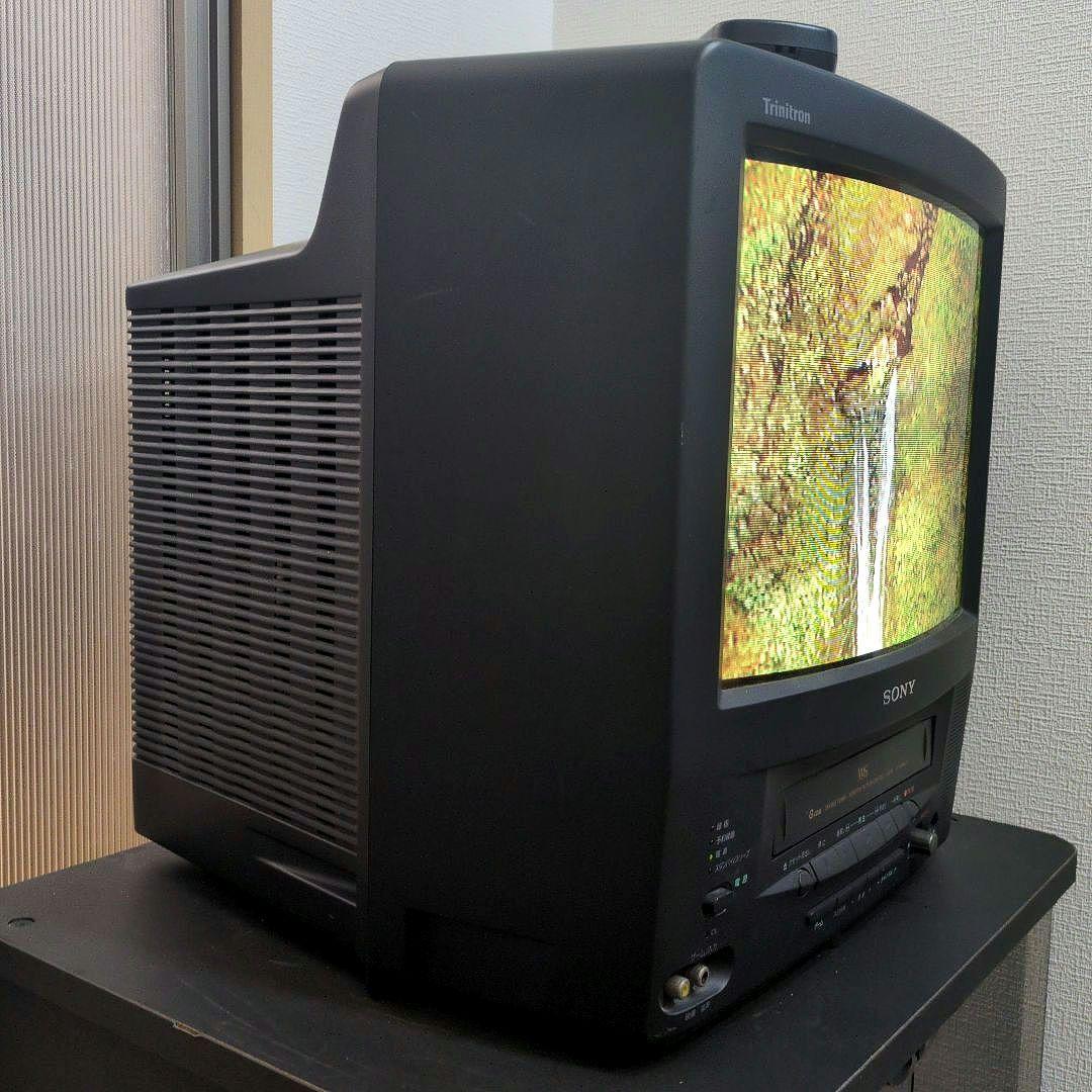 【希少】SONY Trinitron テレビデオ VHS内蔵【早い者勝ち】