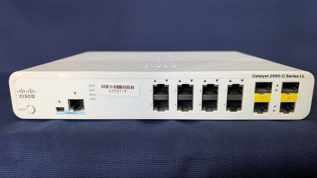 【CCNA、CCNP】CISCO C891F、C2960　静音タイプ　２台セット