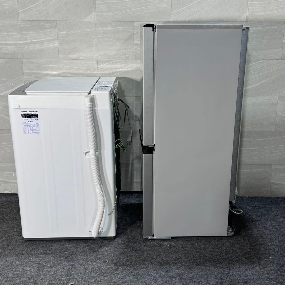 生活家電2点セット 冷蔵庫 洗濯機 高年式 お買い得 新生活 d3335 格安