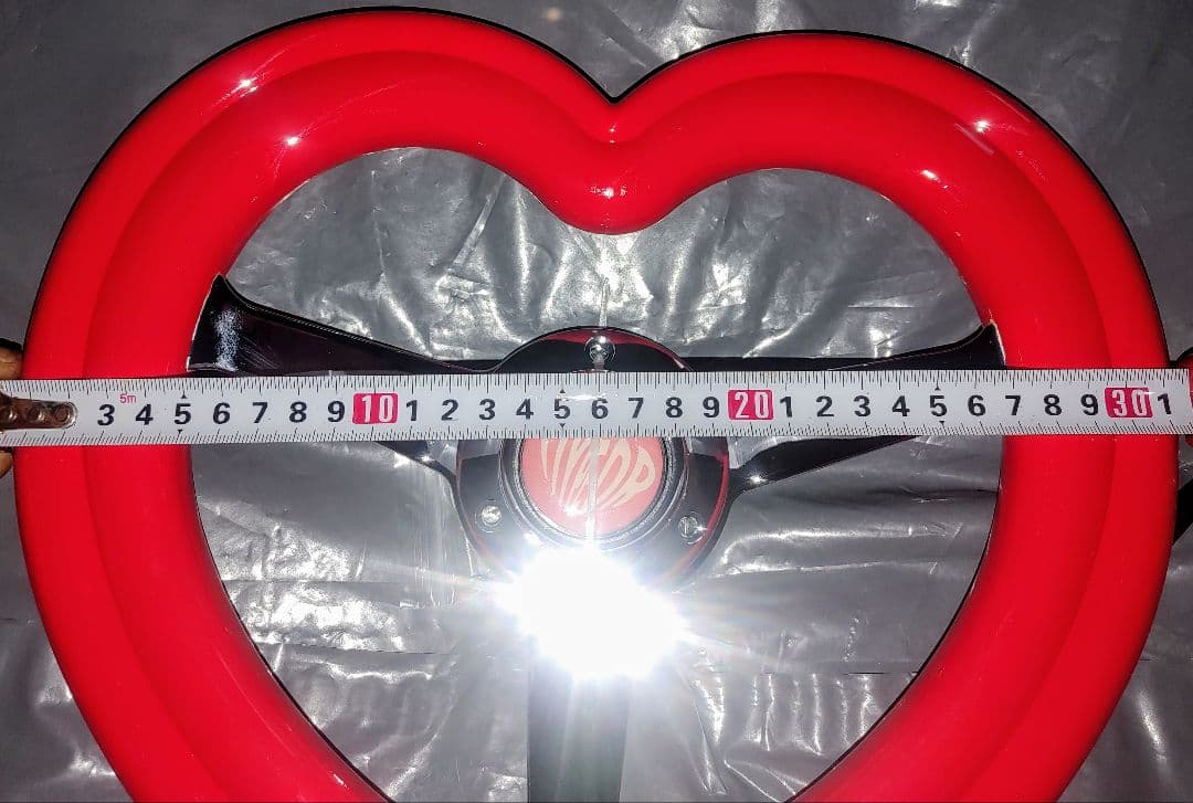 ♡32パイハートレッドステアリング♡　【最終値下げ今月いっぱいでページ削除】