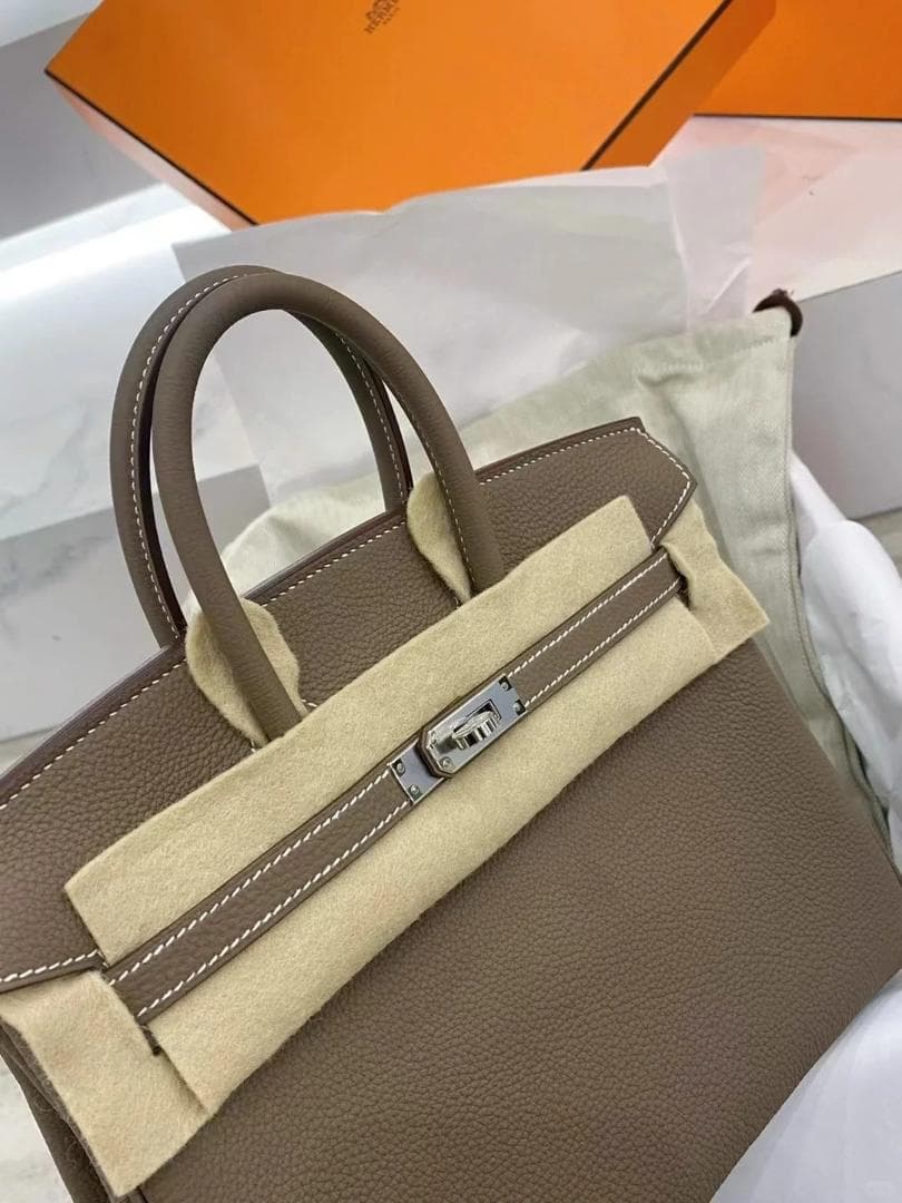 バーキン 25 ハンドバッグ エトゥープ