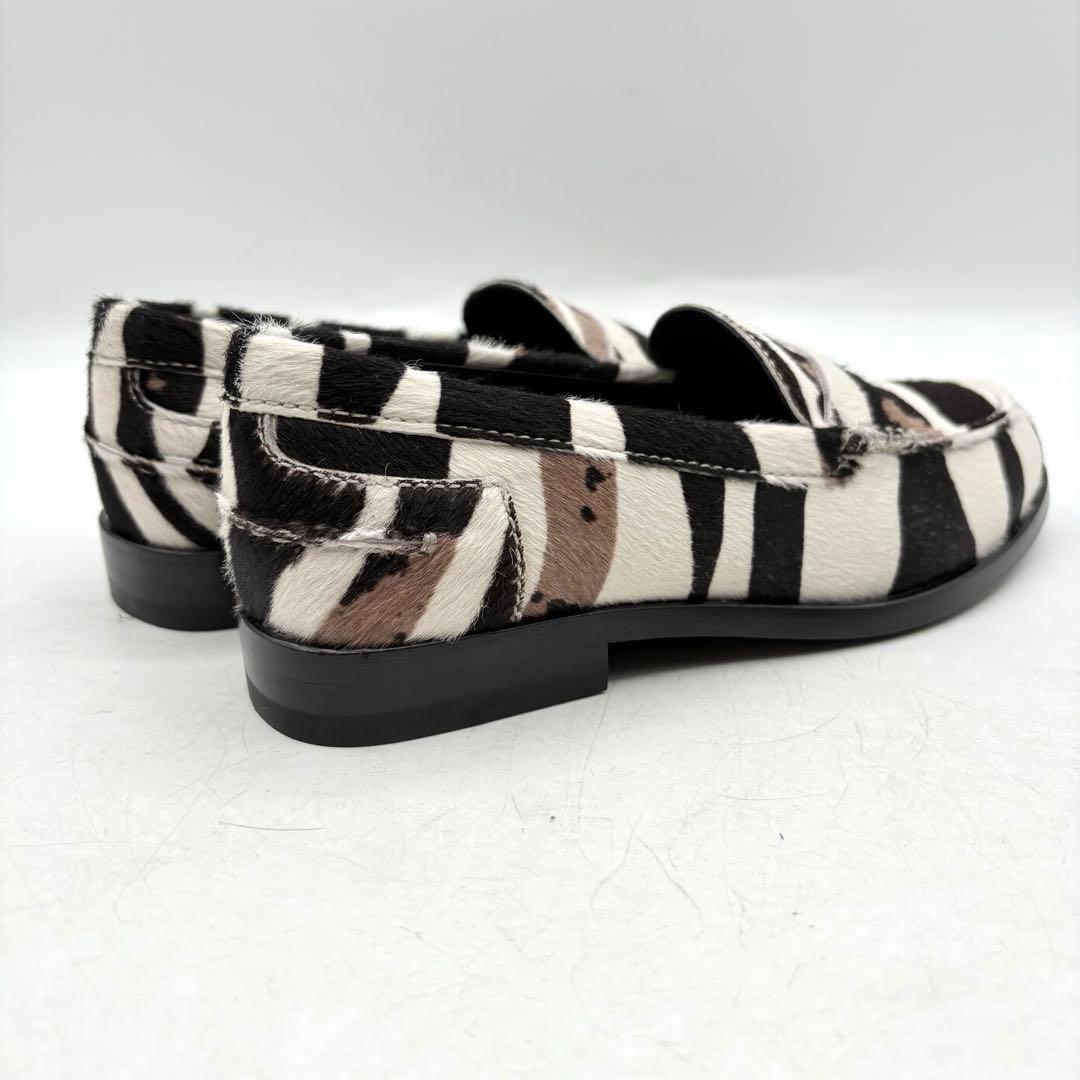 付属品あり✨ トッズ ローファー ゼブラ柄 ハラコ 【35】 レディース