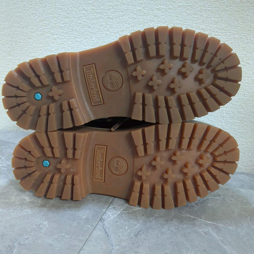 美品☆24㎝ Timberland ストーン ストリート ボート 厚底 モカシン