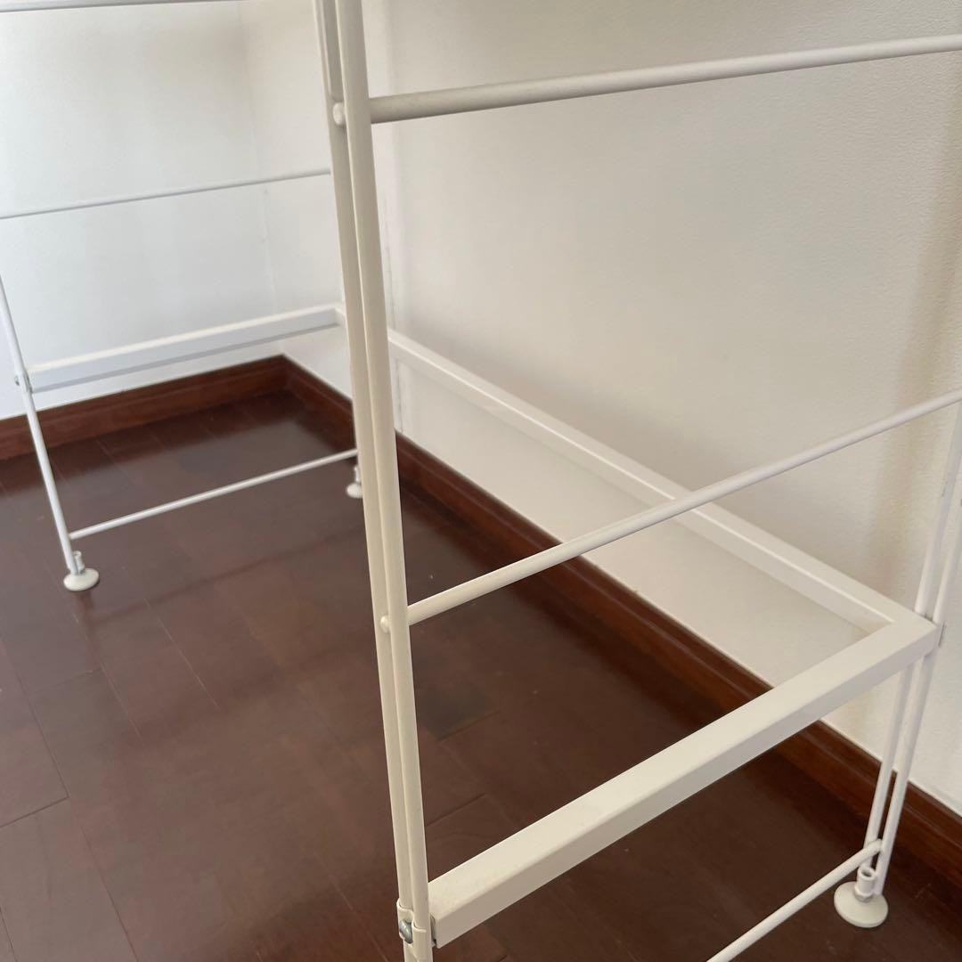 無印良品 スチールユニットシェルフ 棚板2・帆立2・帆立補強パーツ1