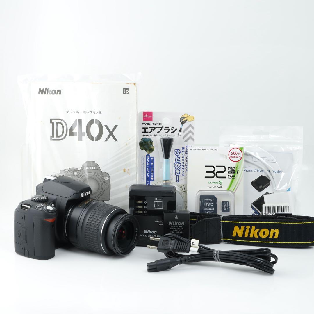 189★ 初心者 ★デジタル一眼レフ★NIKONニコン★D40X