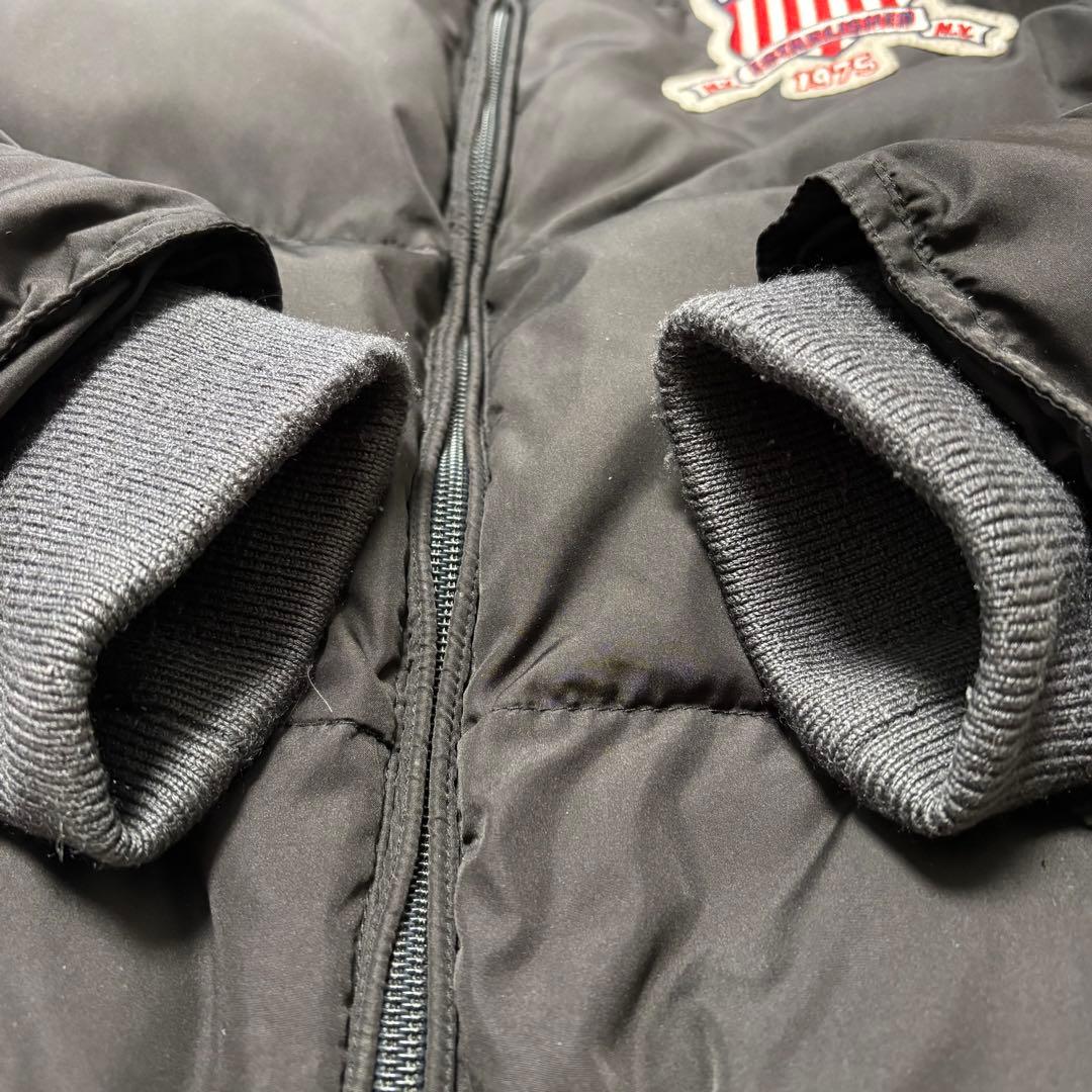 AVIREX アヴィレックス ダウンジャケット 中綿 アーチロゴ 刺繍 ワッペン