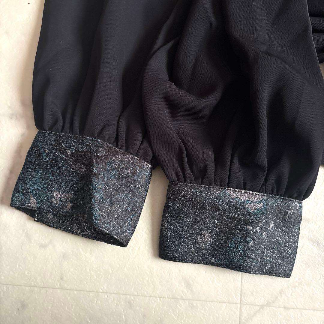 HARE ハレ ラメアートジャガードキリカエシャツ