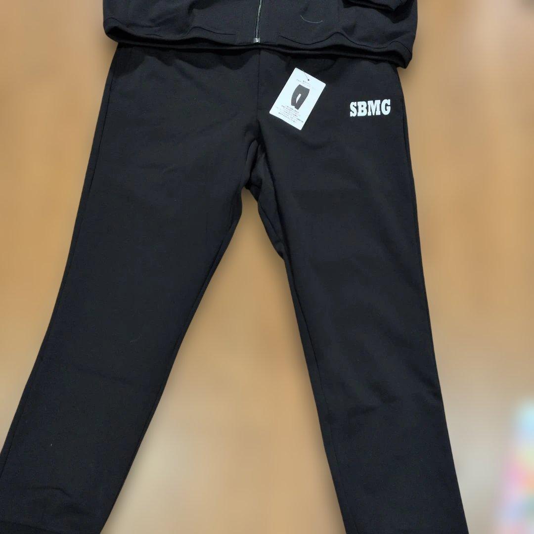 【SBMG】ドリブンスウェット　セットアップ　ジョガーパンツ　3L　ブラック