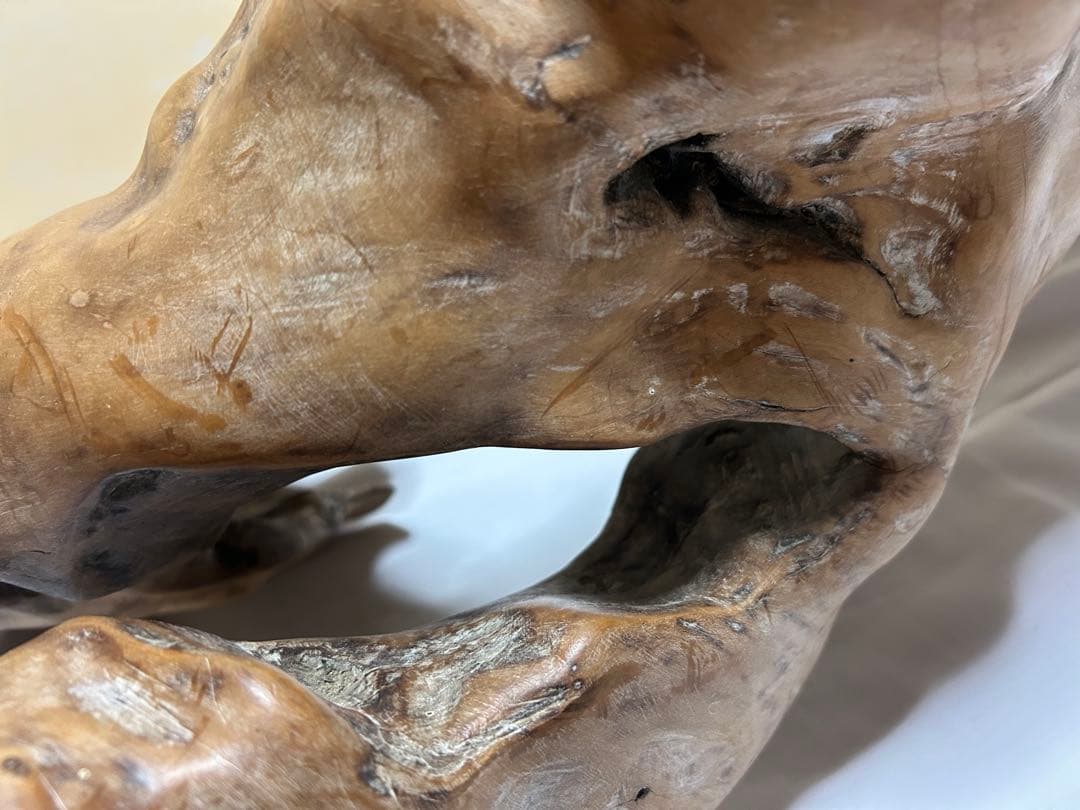 流木 アート作品 約1m置物 インテリア　木の根