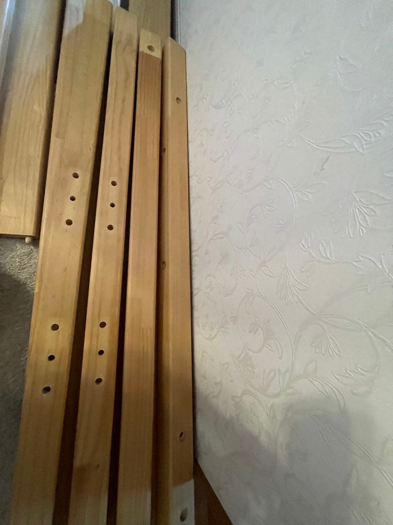 モモナチュラル　nico loft bed ロフトベッドはしご付