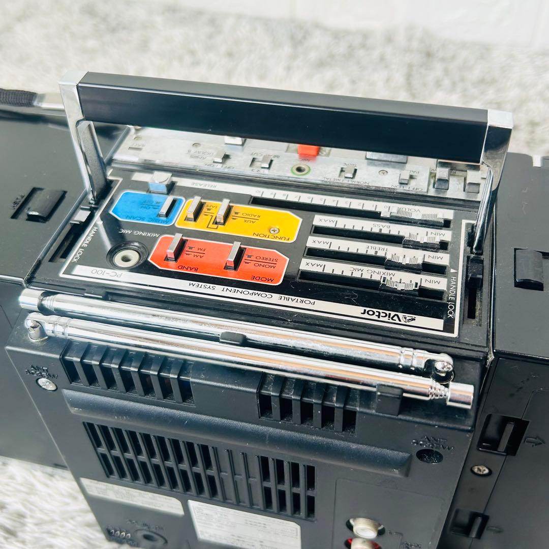 ビクター PC mini PC-R100 ラジカセ カセットデッキ ビンテージ