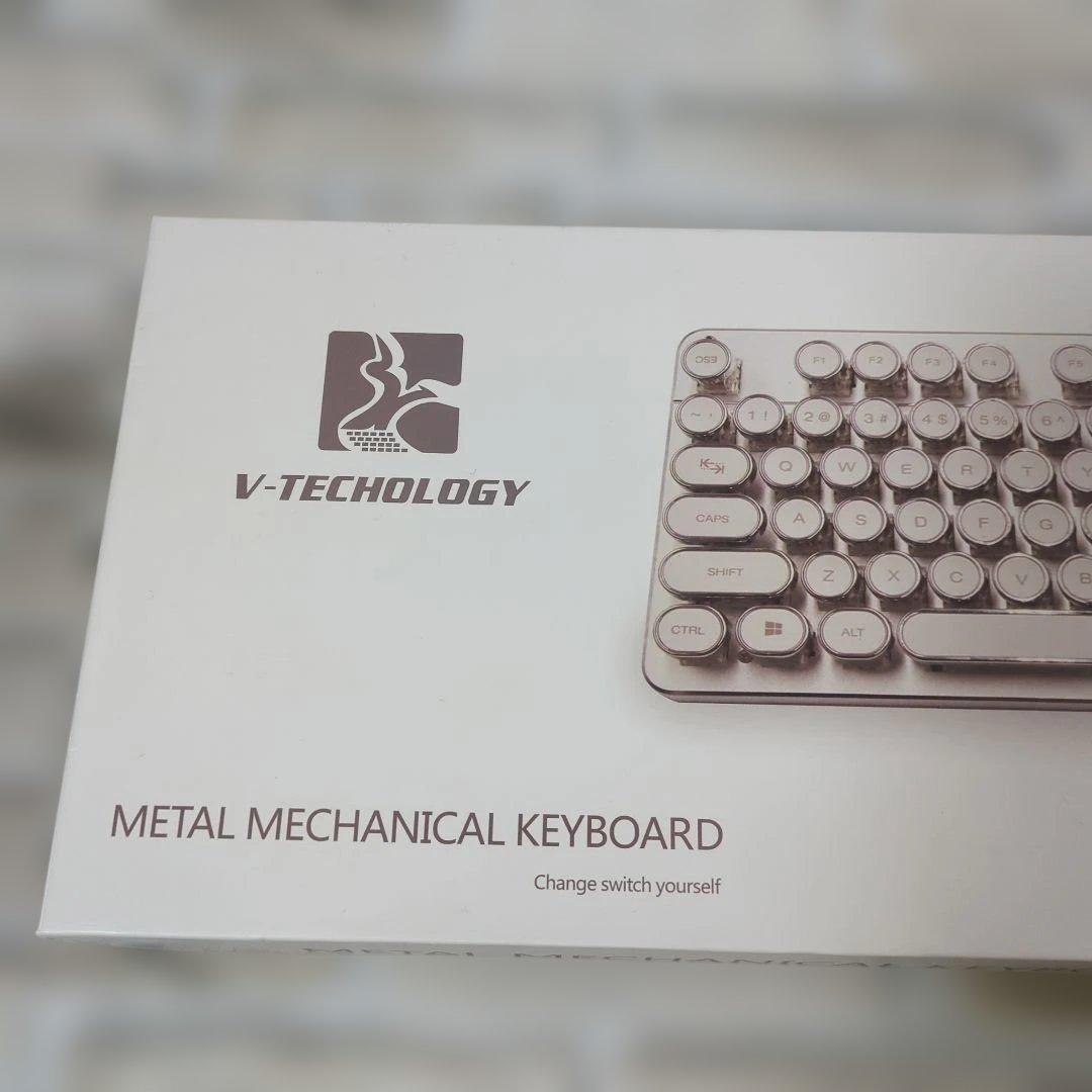 【美品】V-TECHNOLOGY メタルメカニカルキーボード