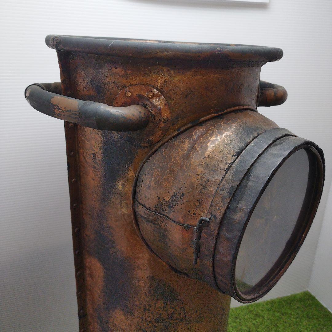 無骨 傘立て 銅製 アンティーク品