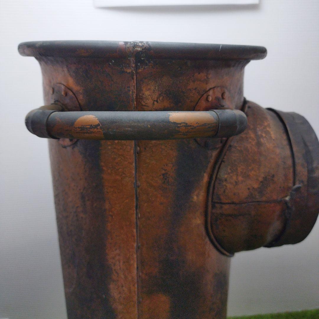 無骨 傘立て 銅製 アンティーク品