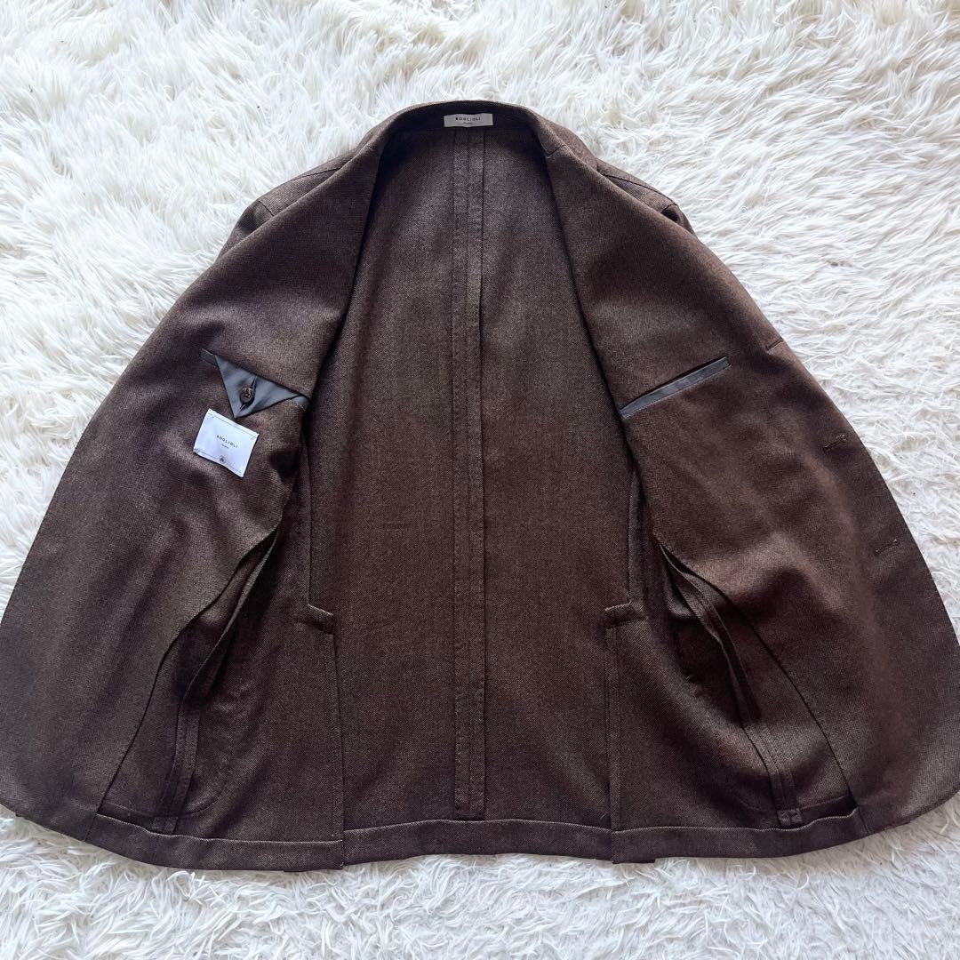 <美品>BOGLIOLI K.JACKET ブラウン ウール ジャケット 48