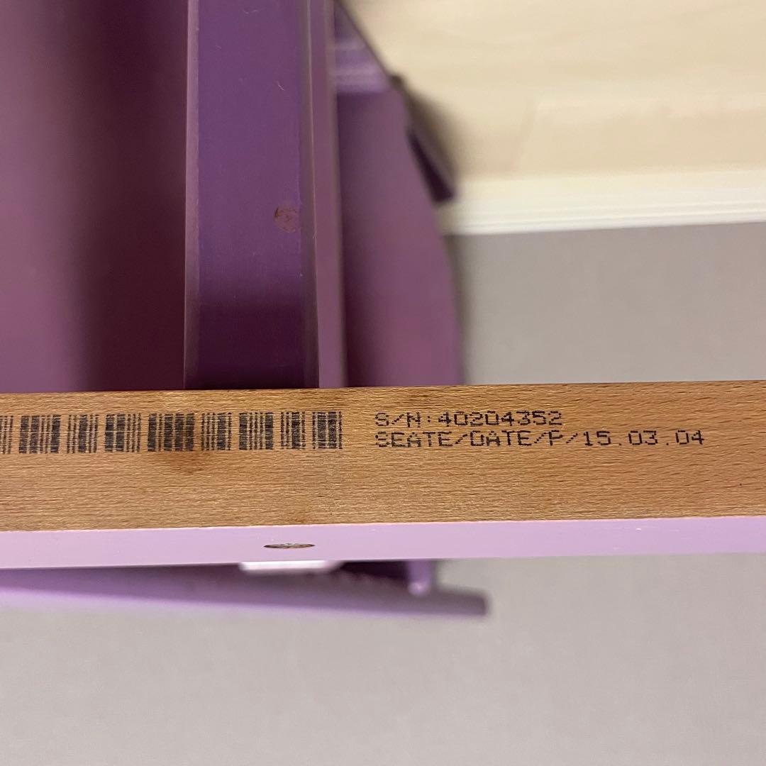 【希少】ストッケ トリップトラップ パープル　木製ベビーガード・ベビーセット