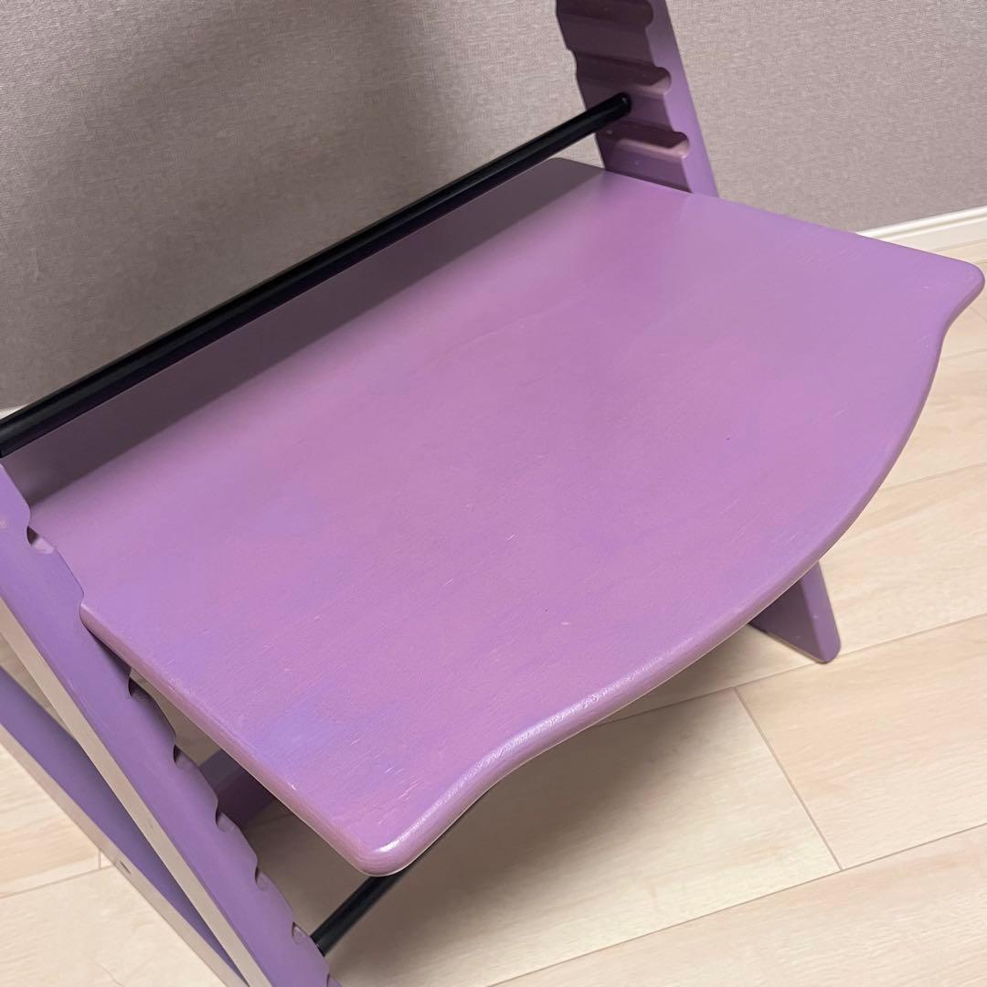 【希少】ストッケ トリップトラップ パープル　木製ベビーガード・ベビーセット