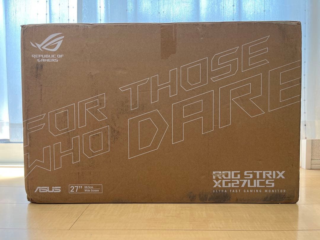 ROG XG27UCS 27インチゲーミングモニター 4K 144Hz以上